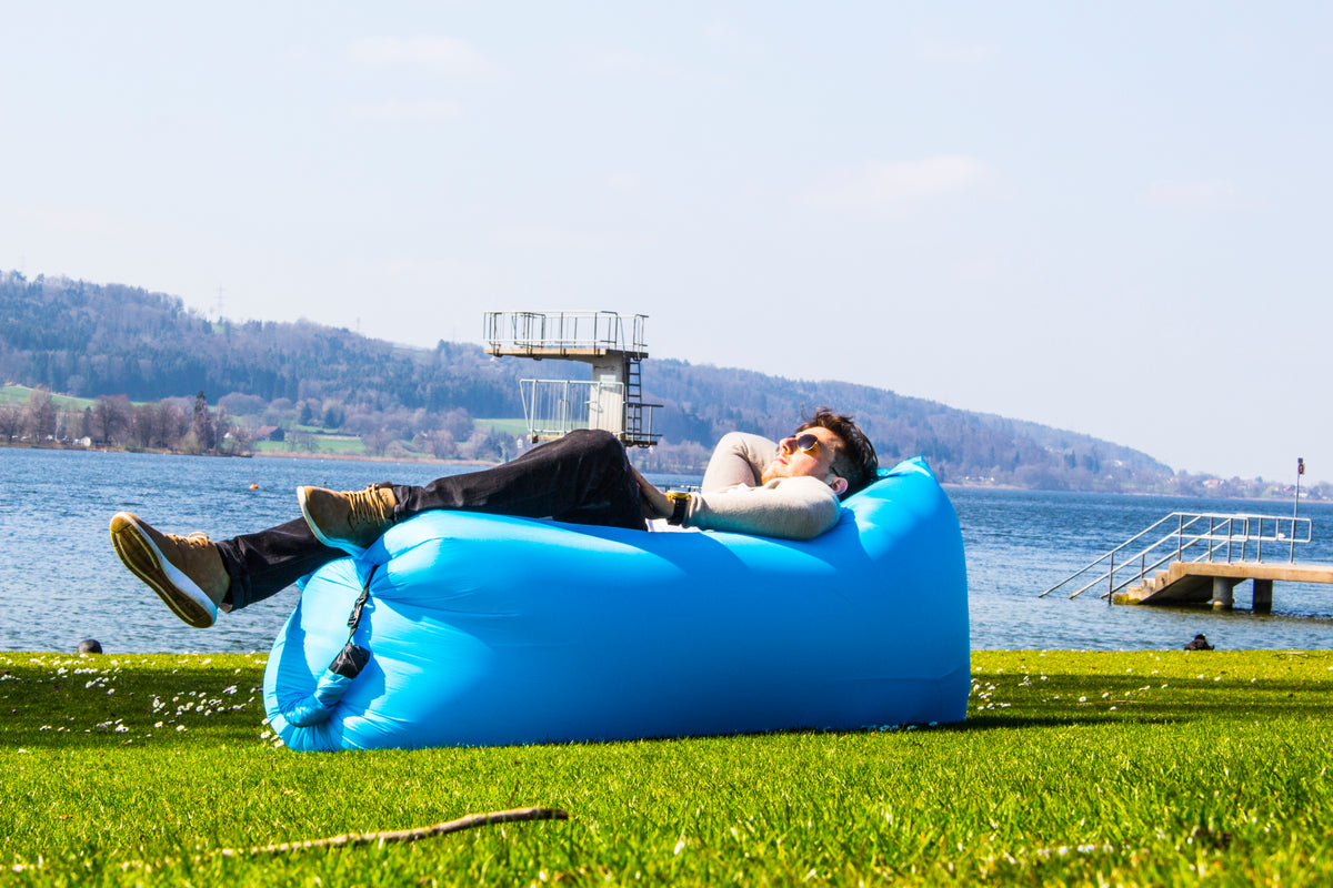 Airbag - BeachLounge - Luftsofa - Blue - miqaya