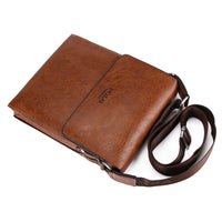 Vicuna Polo Vintage Leather Bag - Brown - miqaya