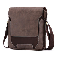Vicuna Polo Split Leder Kuriertasche - Braun - miqaya