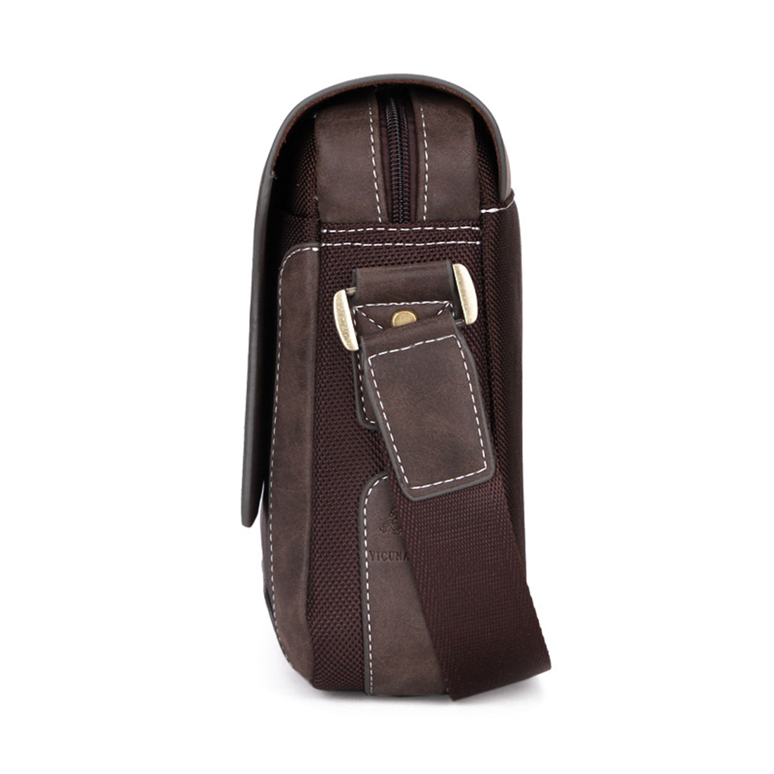 Vicuna Polo Split Leder Profi-Kuriertasche - Braun - miqaya