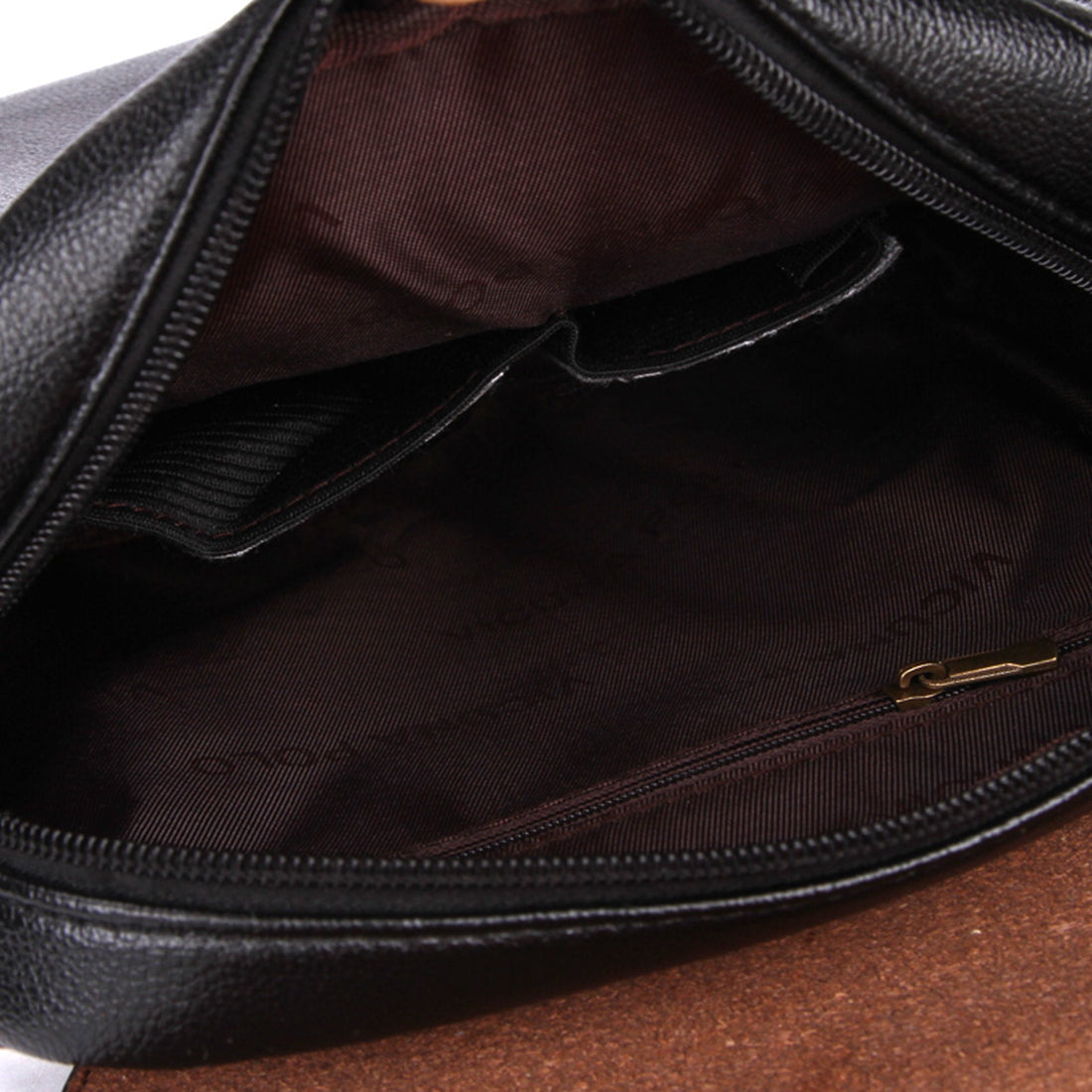 Vicuna Polo Vintage Leder Kuriertasche - Schwarz - miqaya