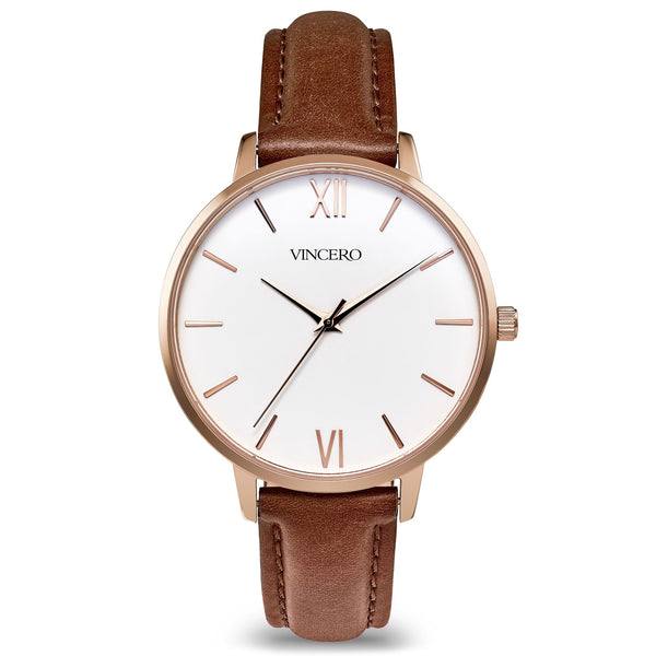 VINCERO The EROS Rose Gold + Brown - miqaya