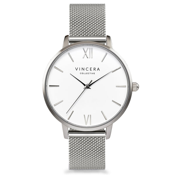 VINCERO The Eros Mesh Silver + White - miqaya